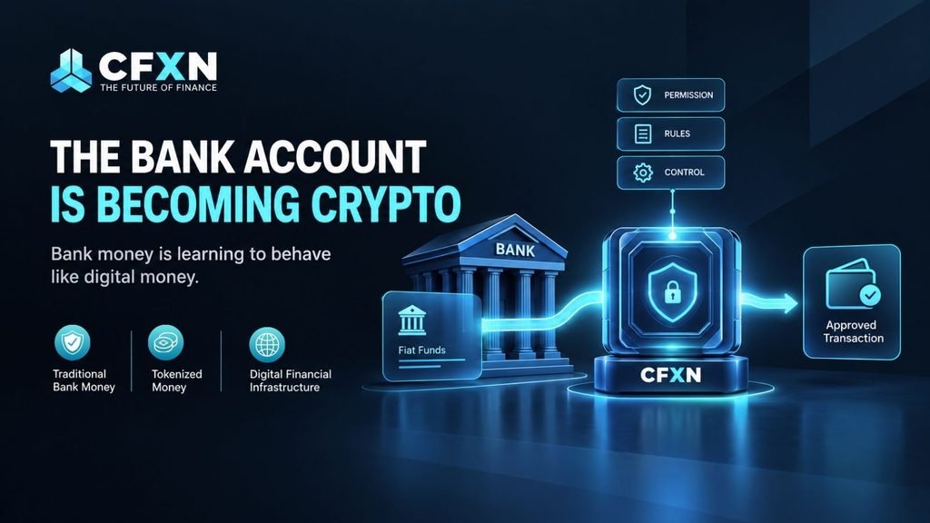 The Bank Account Is Becoming Crypto